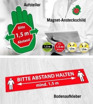 Thekenaufsteller ABSTAND