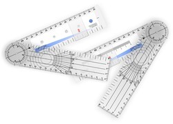 Zwei Goniometer aufgeklappt
