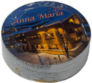 Handtuch in Form gepresst